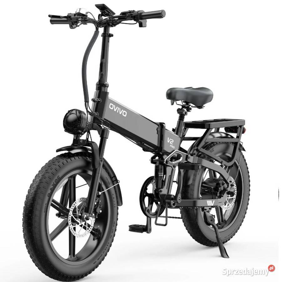 Rower elektryczny OVIVO V2 PRO 20 czarny Raty Rowery elektryczne Tarnów