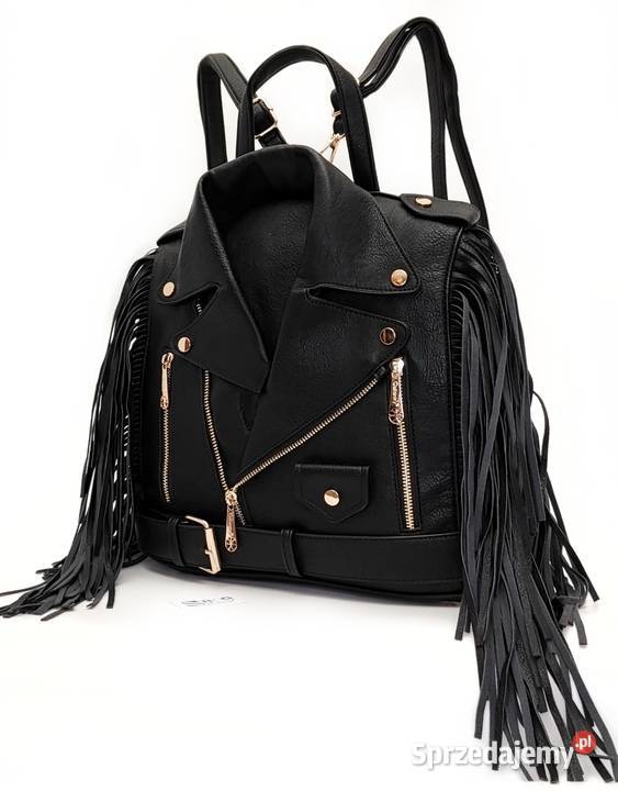 Torebka Plecak 2w1 Damski Boho Ramoneska z Dla kobiet