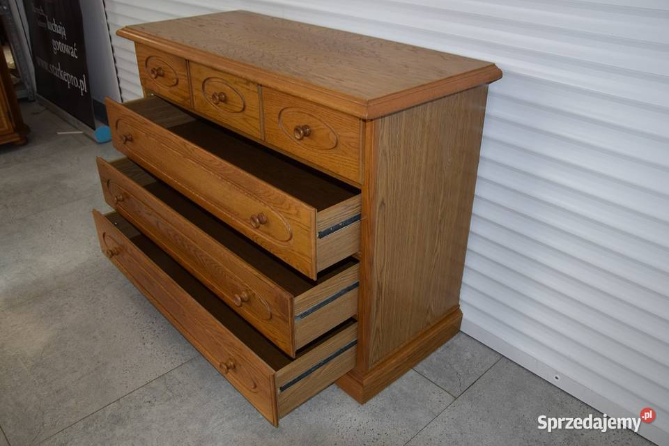 komoda dębowa z szufladami nowa Olsztyn