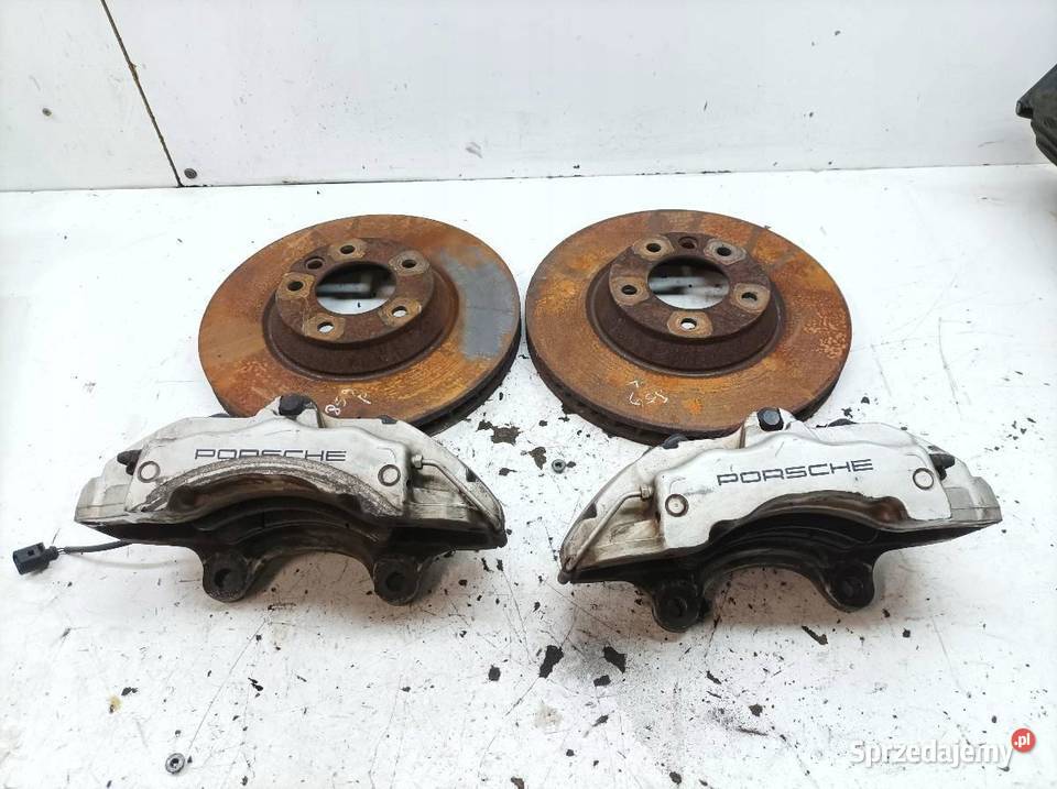 ZACISK HAMULCOWY PRAWY LEWY PRZÓD BREMBO TARCZE