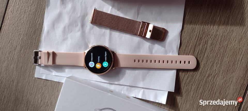 Smartwatch Zegarek bluetooth złoty różowy Mielec