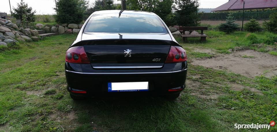Peugeot 407 sedan 20 16V LPG bogata wersja duża wspomaganie kierownicy