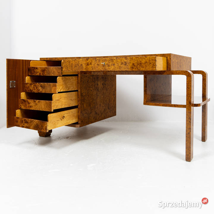 Gabinet Art Deco Biurko Biblioteka Designe Wiąz Swarzędz sprzedam