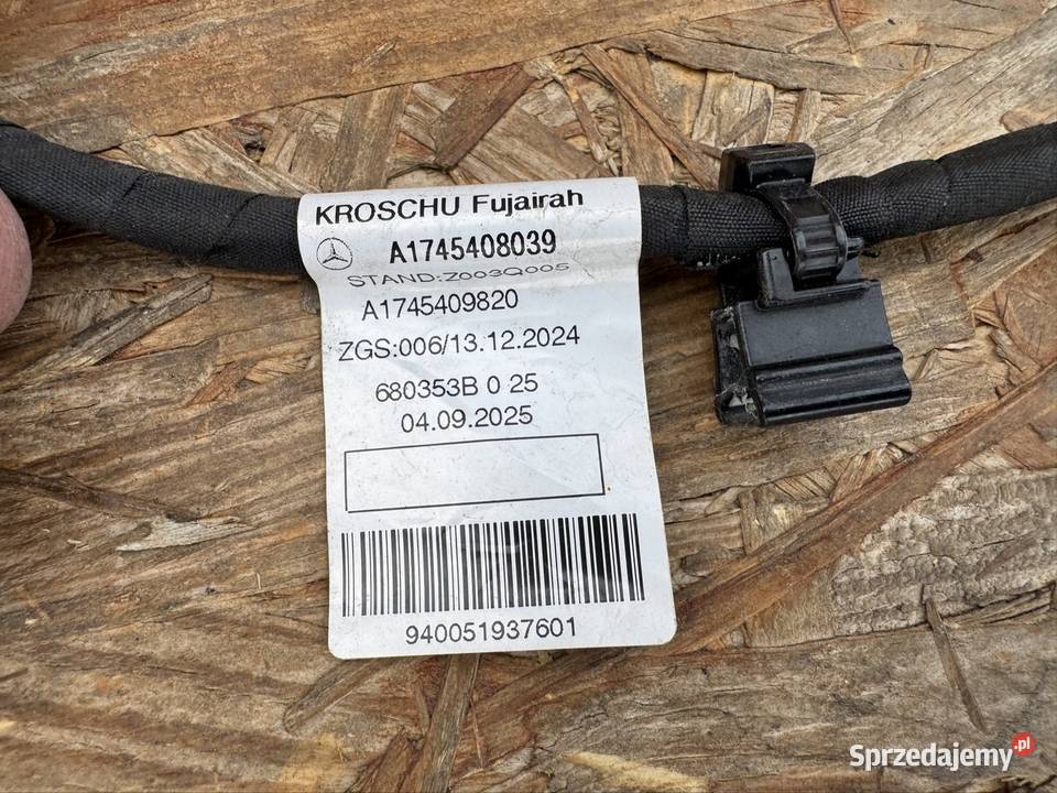 Wiązka instalacja zderzaka absorbera przód Rok produkcji 2024 wielkopolskie sprzedam