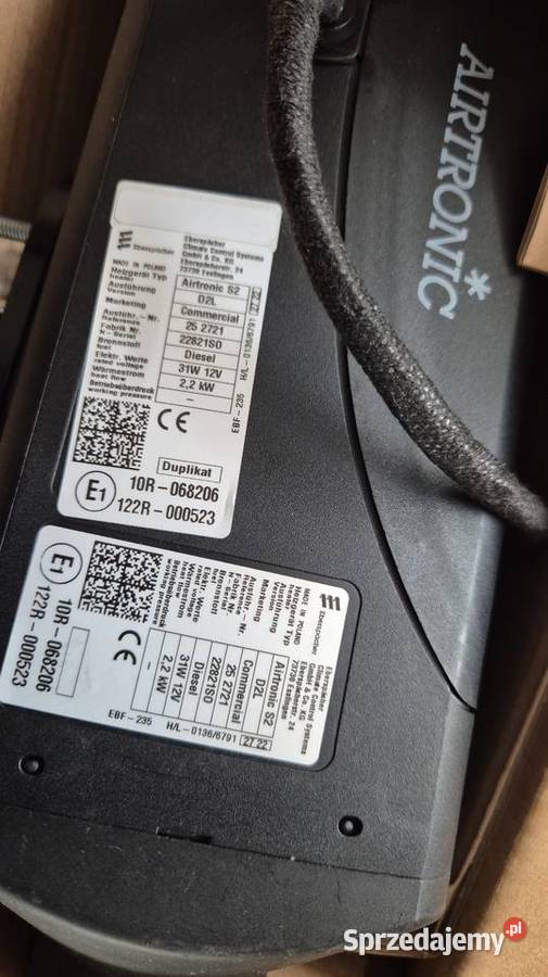 Nowe Ogrzewanie postojowe Eberspaecher Airtronic dostawcze Ogrzewanie postojowe Poznań