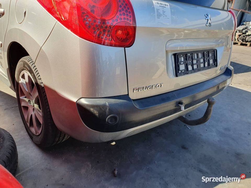 ZDERZAK TYŁ PEUGEOT 207 SW ETS KOLOR SZARY osobowe Lipno