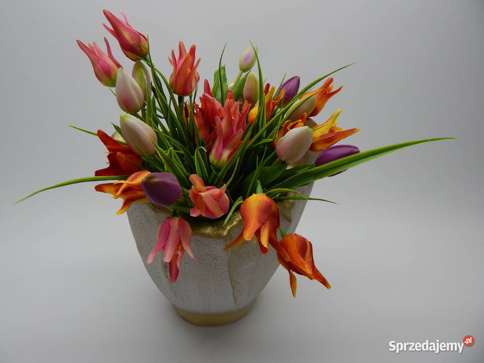 Donica Betonowa 26 Biała Złota Grabina