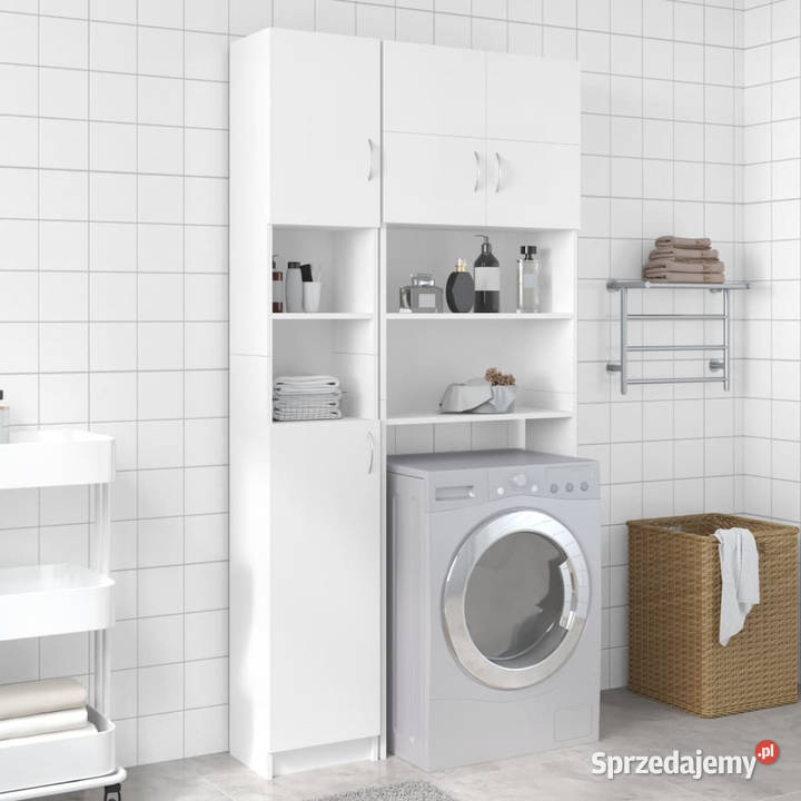 Szafka łazienkowa biała 32x255x190 materiał Warszawa