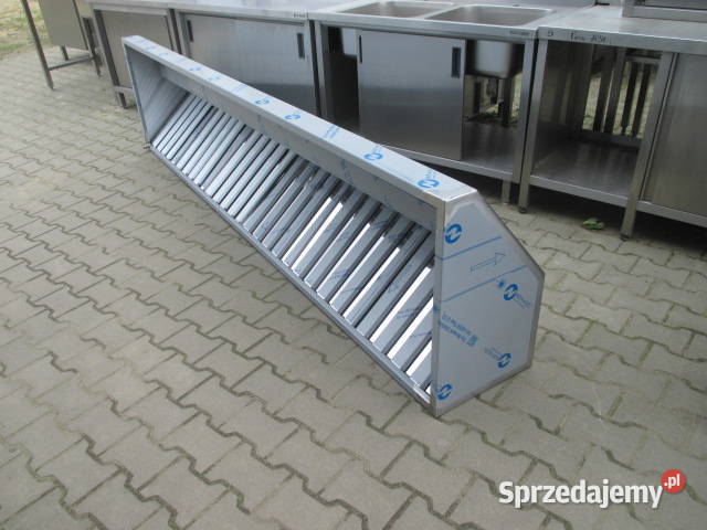 OKAP GASTRONOMICZNY TRAPEZOWY Z FILTRAMI 3007040 Gastronomia Ostrów Wielkopolski