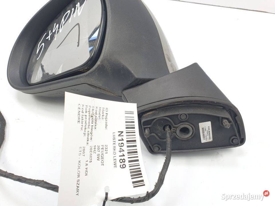 LUSTERKO LEWE PEUGEOT 207 SW 96806490XT Lipno sprzedam