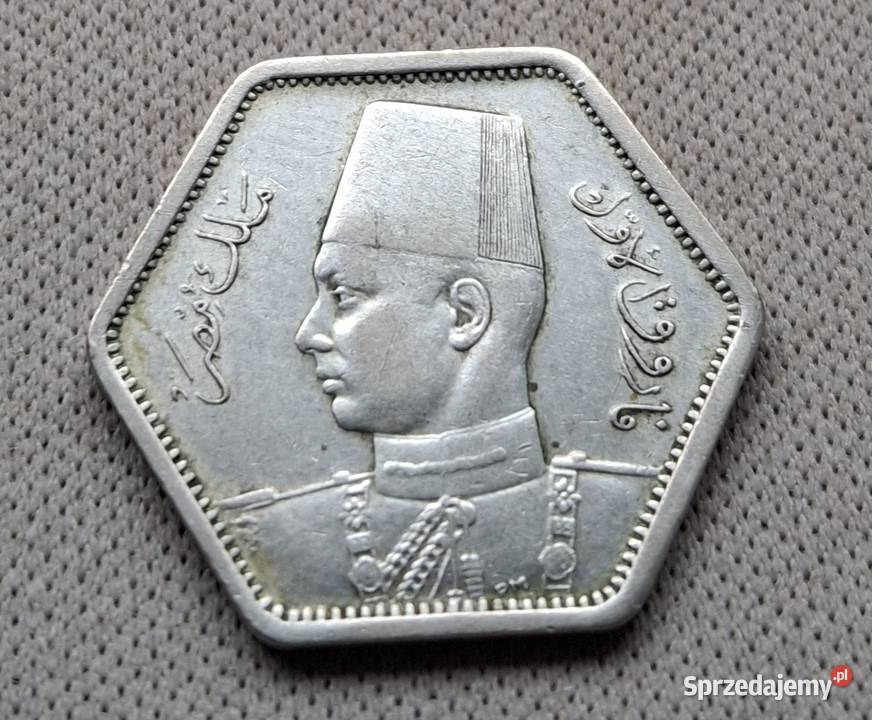 EGIPT2 PIASTRY1944 r SREBROFARUK sprzedam
