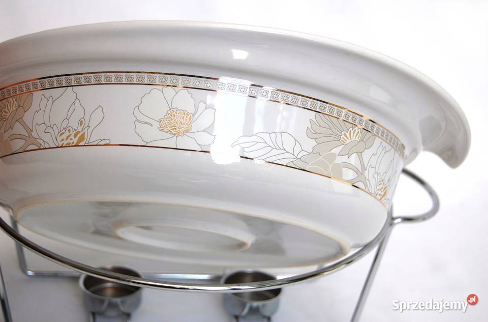 Naczynie żaroodporne ceramiczne ze stelażem Lublin