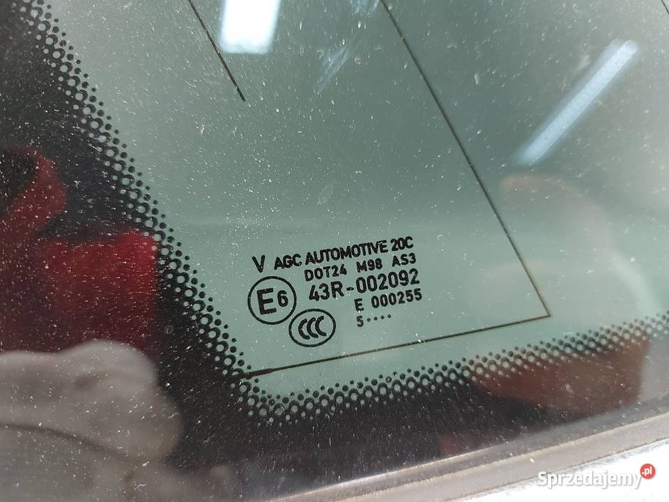 PORSCHE MACAN S 95B Szyba tył lewa 2015 AS3