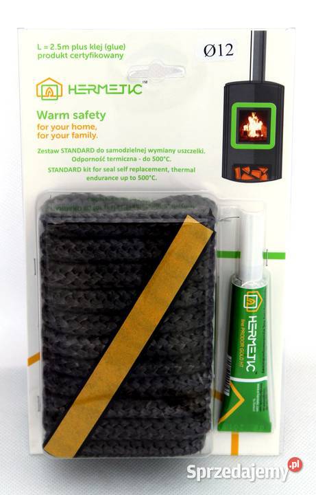 USZCZELKA NAPRAWCZA SZNUR DO KOMINKA PIECA 12mm Tarnów