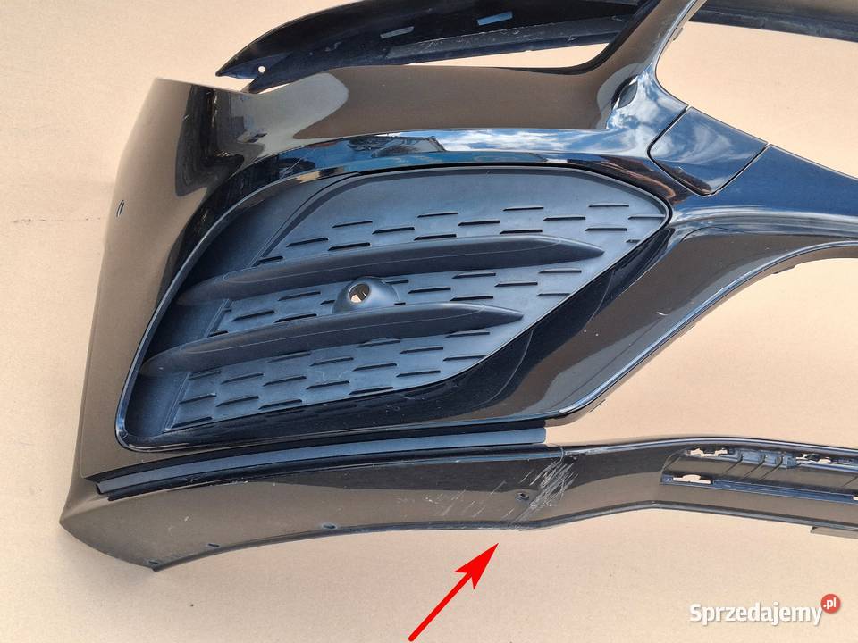 MERCEDES CLA W118 AMG ZDERZAK PRZÓD PRZEDNI PDC Zderzaki Bieleń