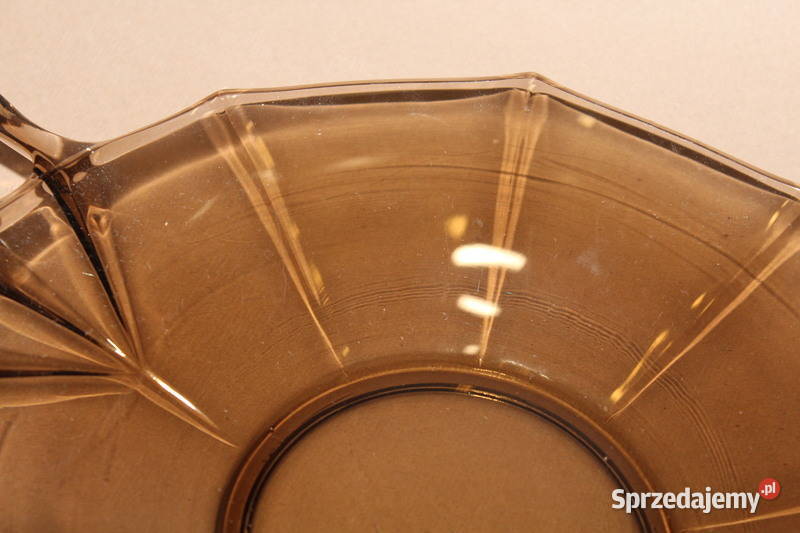 Dwie szklane patery 768 FiaF Szczecin