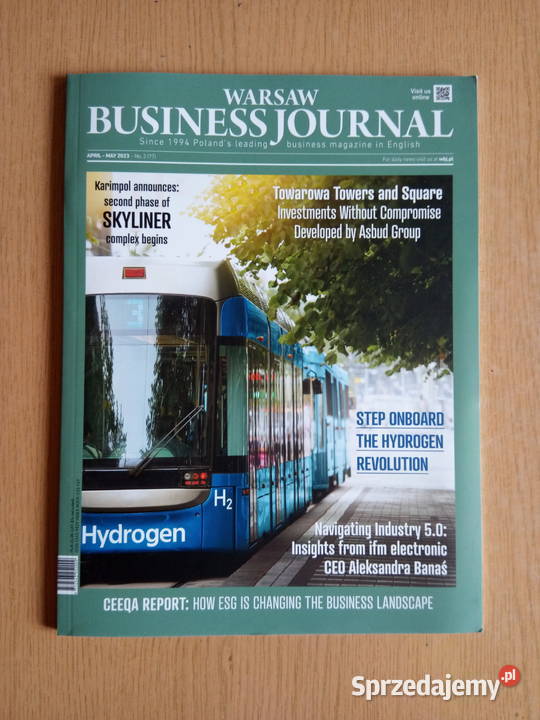 Warsaw Bussines Journal kwiecieńmaj 2023 Czasopisma Dąbrowa Górnicza