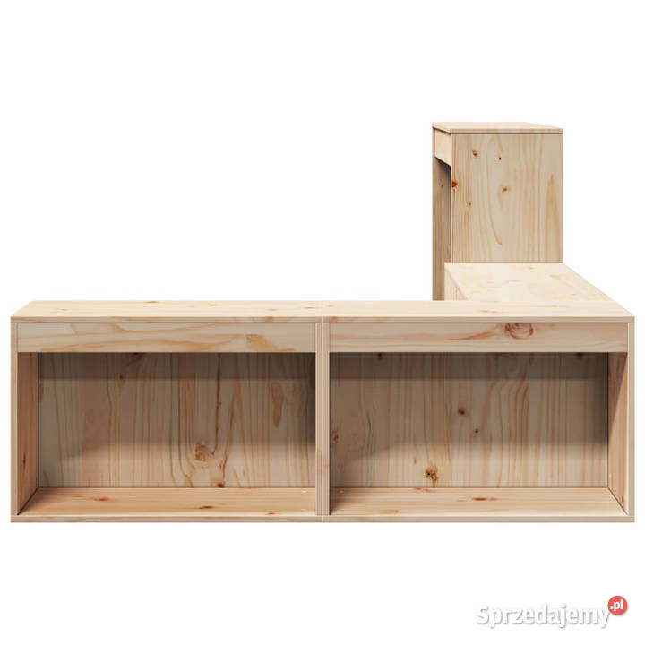 Szafka nocna z biurkiem 222x107x75 lite drewno Warszawa