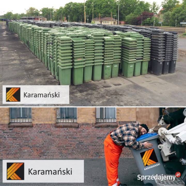 używane pojemniki na odpady 120 L 140 L 240 L Płock