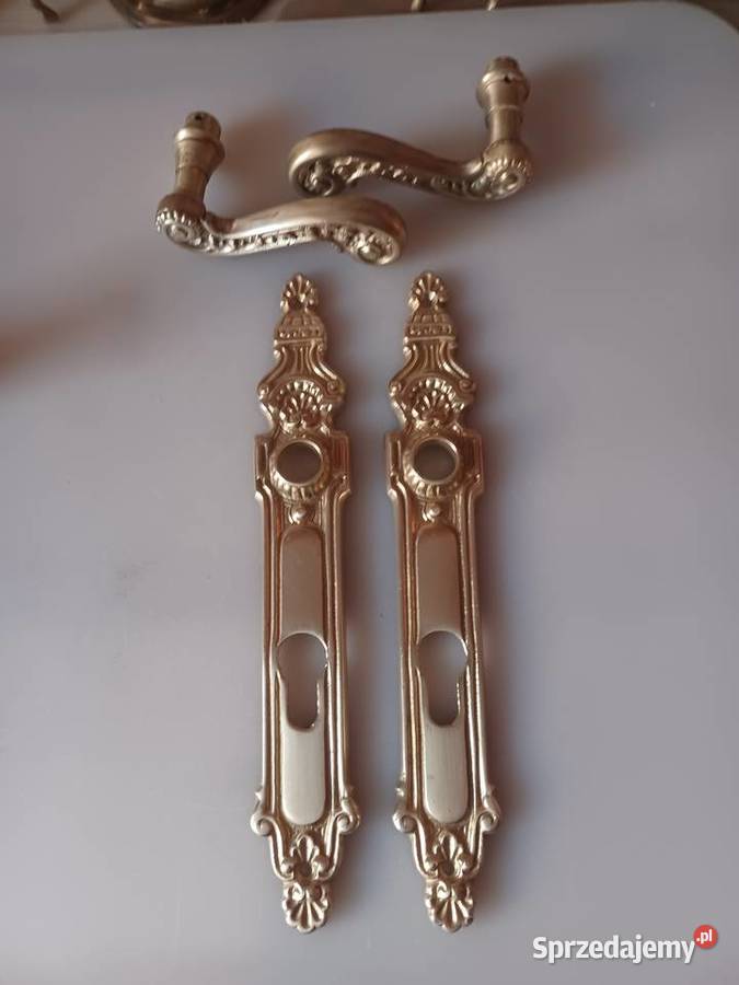 Klamki i szyldy mosiężne wielkopolskie Poznań