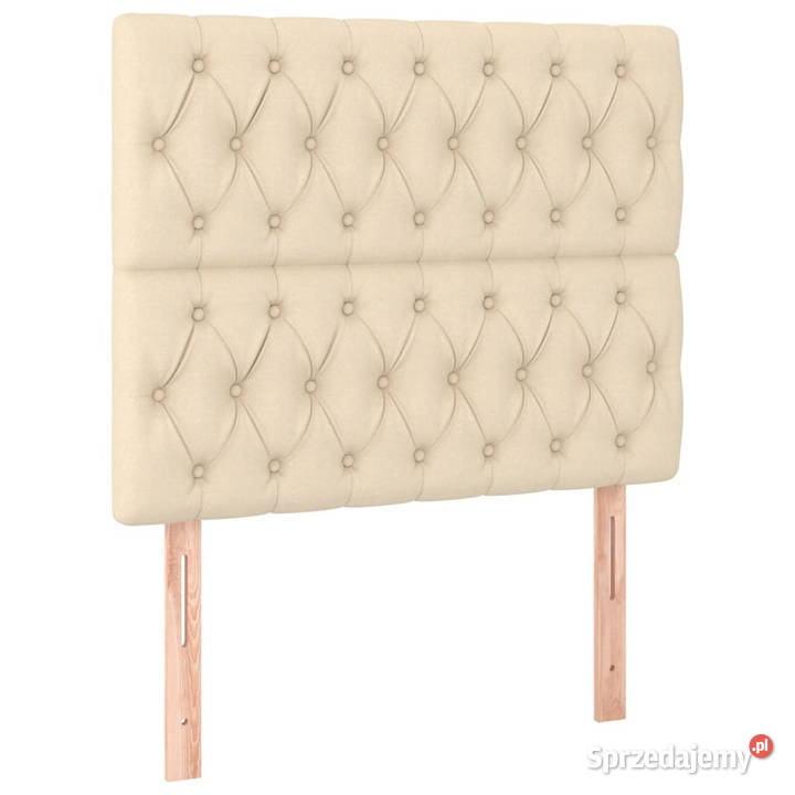 Zagłówek do łóżka z LED kremowy 90x7x118128 Warszawa