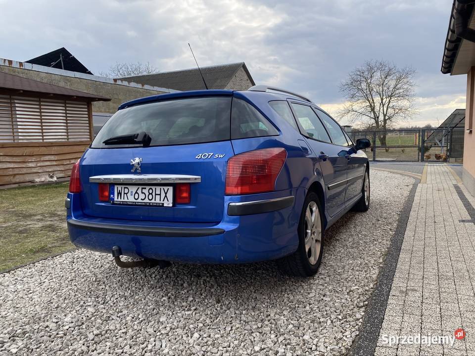 Peugeot 407 20 16V kurtyny powietrzne Warszawa