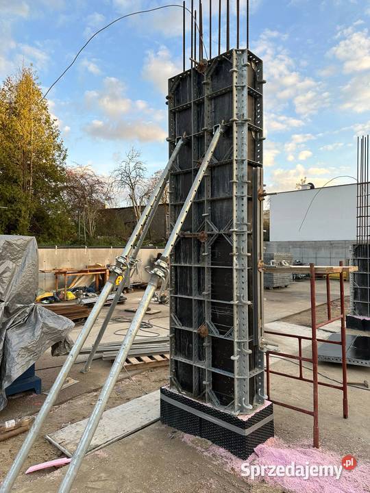 Wynajem szalunków ściennych fundamentowych Grójec