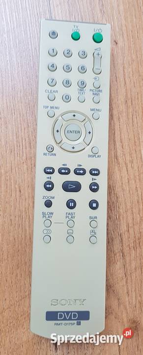 Oryginalny pilot do odtwarzacza DVD marki Sony Golina sprzedam