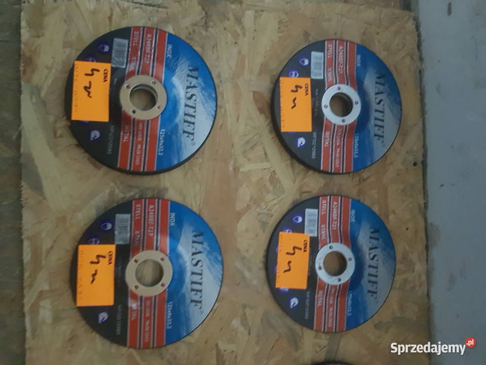 TARCZA DO CIĘCIA METALU inox 125 x 60 MASTIFF Głogowa