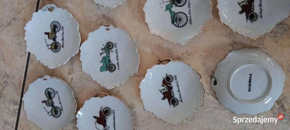 Spodki talerzyki kolekcjonerskie z motywem Tarnów