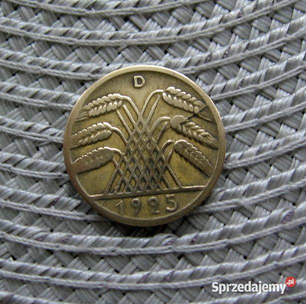 Niemcy Weimar 10 Reichspfennig 1925r A i D sprzedam