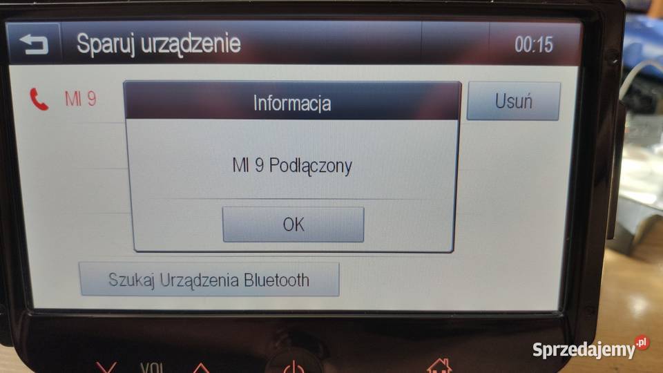 Radio Intellilink R30 Opel Corsa E ADAM Części samochodowe Bytom
