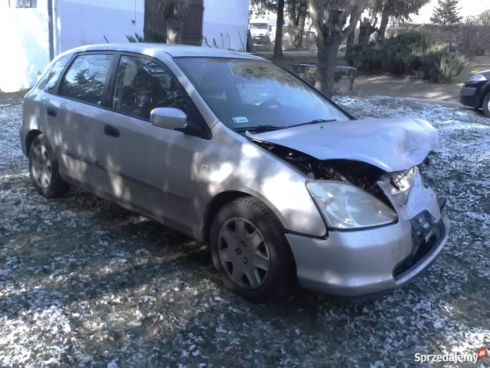 sprzedam honda civic uszkodzona okazja 270km Brzozów