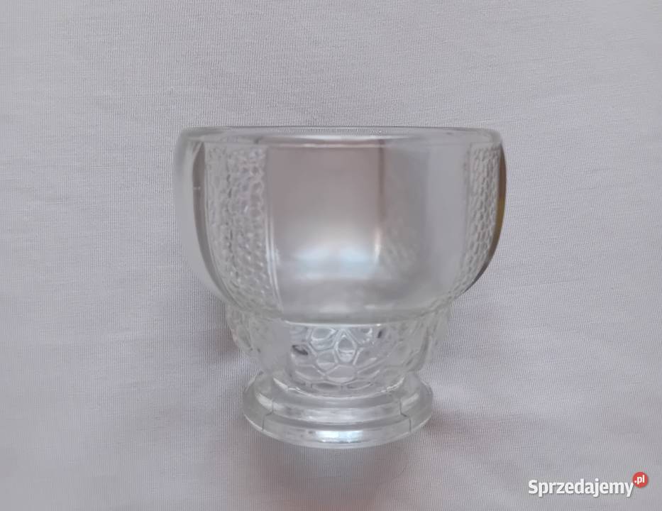 Pucharek art deco huta Hortensja wielkopolskie Koźminek