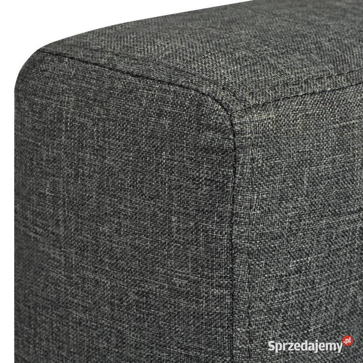 2 osobowa sofa tapicerowana ciemnoszara WM243583 Meble Warszawa sprzedam