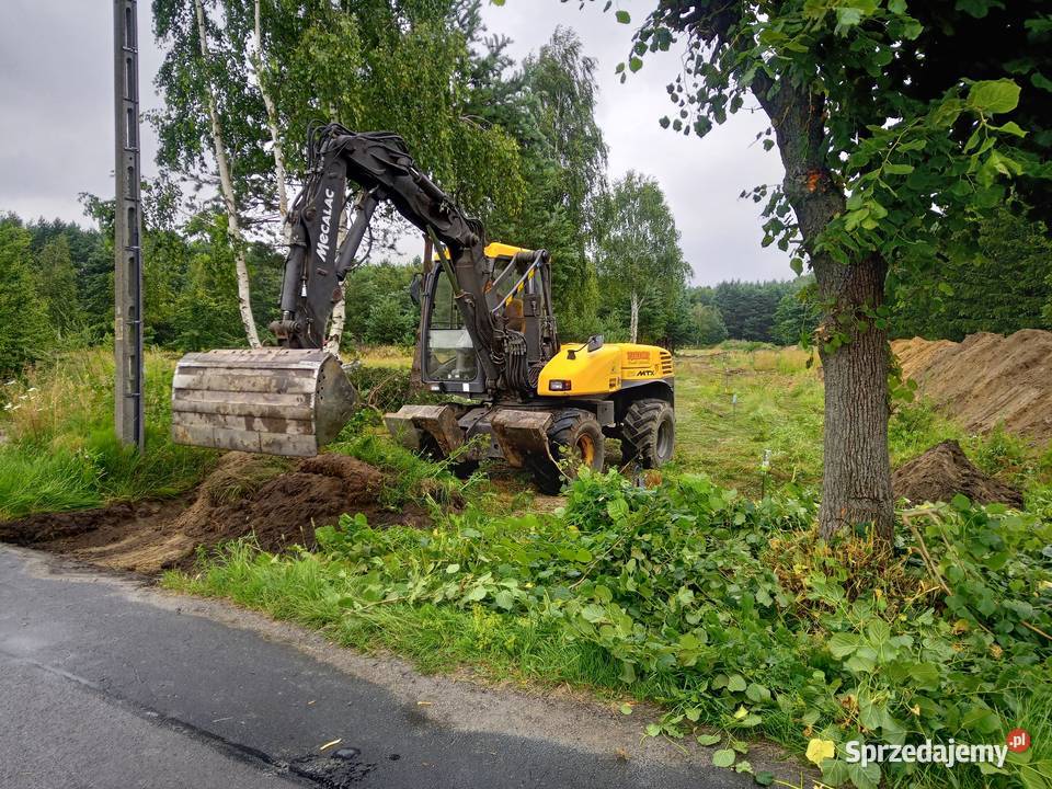 Usługi koparką ładowarką koparkoładowarką Łask Pozostałe Teodory