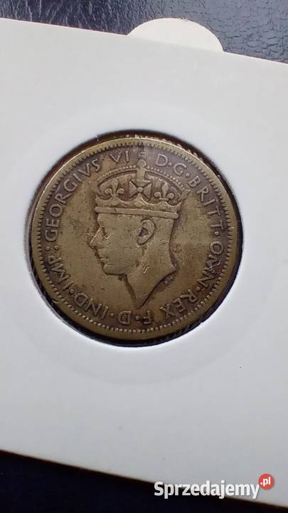 Stare monety 1 szyling 1938 Brytyjska Afryka Lesko