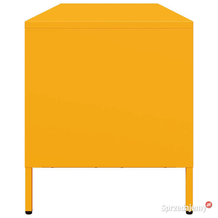 Szafka RTV żółta 135x39x435 stal walcowana na Warszawa