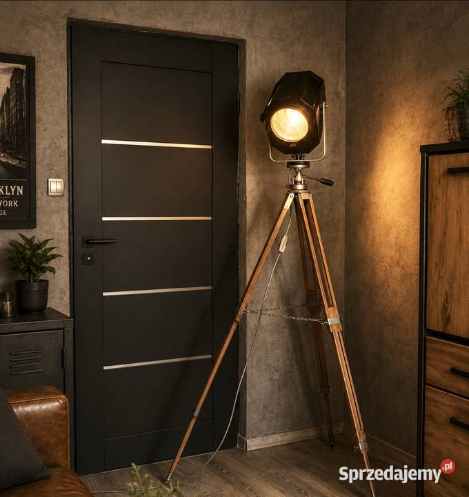 Zabytkowa lampa teatralna PRL Vintage loft sprzedam