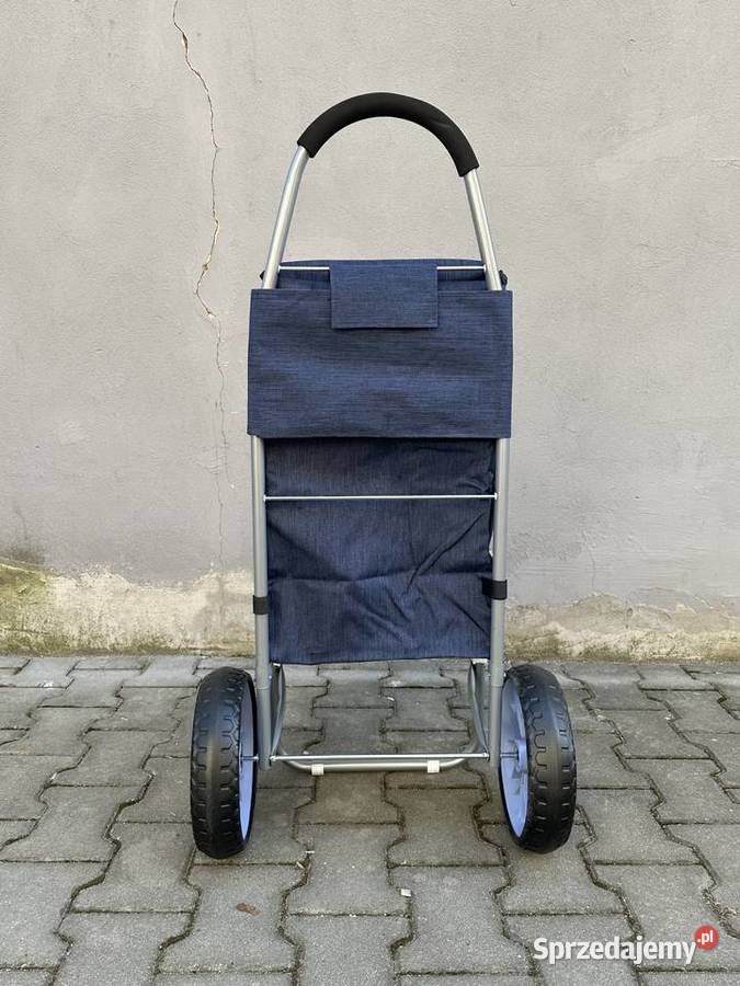 Wózek na zakupy stalowy terenowe koła Kraków