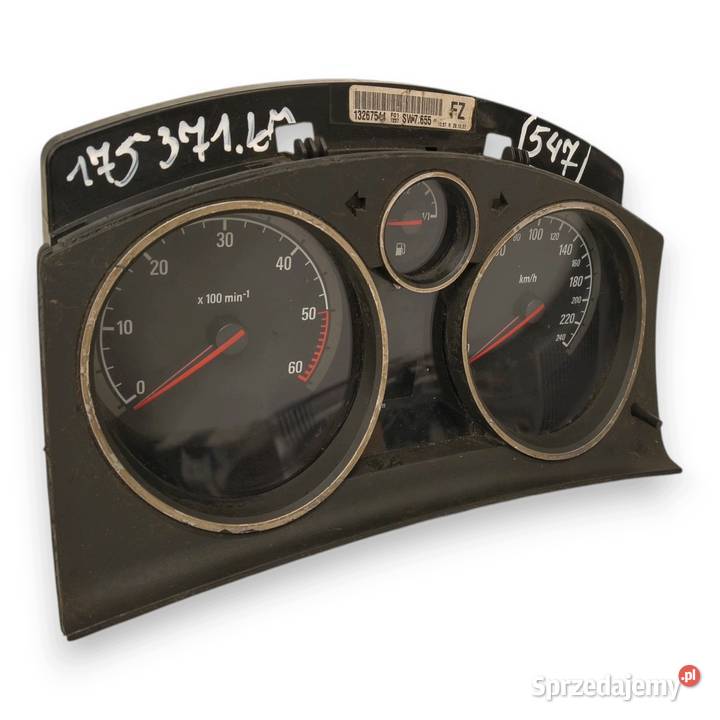 LICZNIK ZEGARY 13267544 FZ Opel Astra H Zafira B Chełm