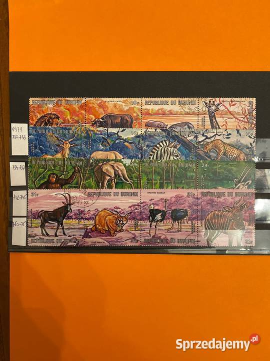 Znaczki Burundi śląskie Bielsko-Biała