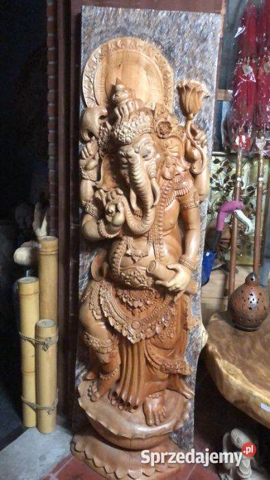 Ganesha Ganpati Ganeśa imponująca rzeźba z Szczecin
