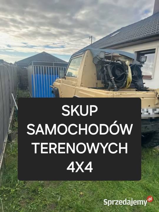SKUP SAMOCHODÓW TERENOWYCH 4X4 TERENOWY TERNOWE Skup pojazdów Istebna
