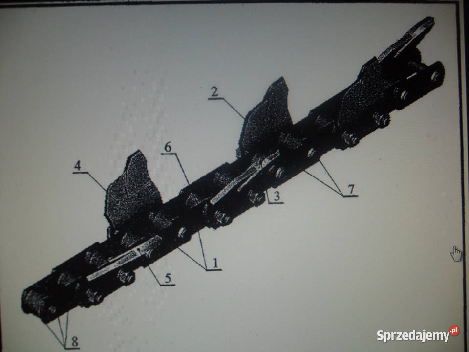 noze do mulczera lancucha etc koparkifrezarki Pozostałe Części maszyn i innych pojazdów podkarpackie Majdan Królewski