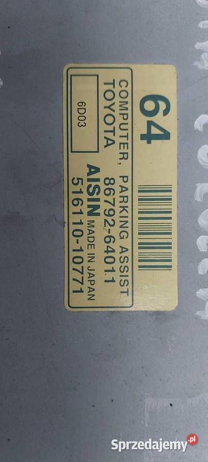 Moduł parkowania TOYOTA COROLLA VERSO 8679264011 Szczecin