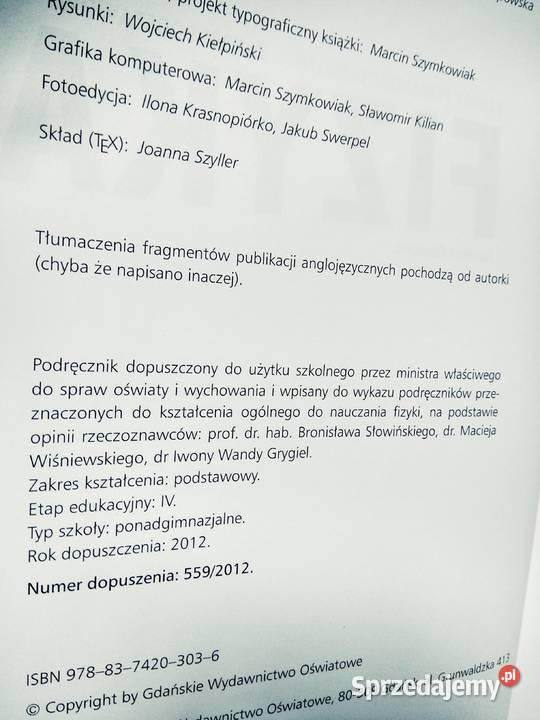 Fizyka GWO podręczniki szkolne nowe Warszawa
