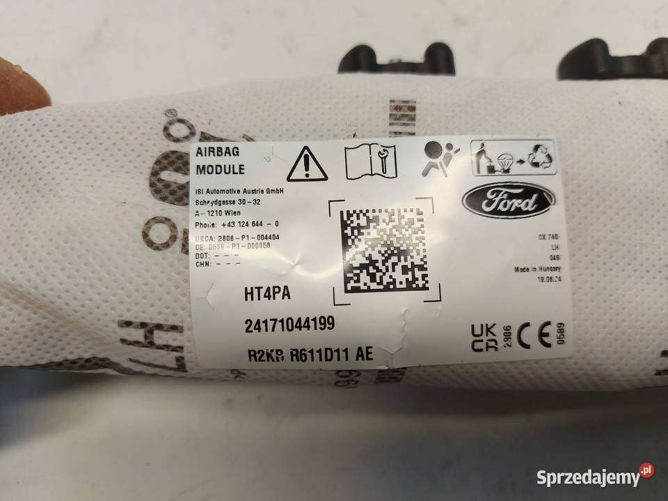 Ford Explorer VII R2KB PODUSZKA FOTELA LEWA osobowe Poduszki powietrzne