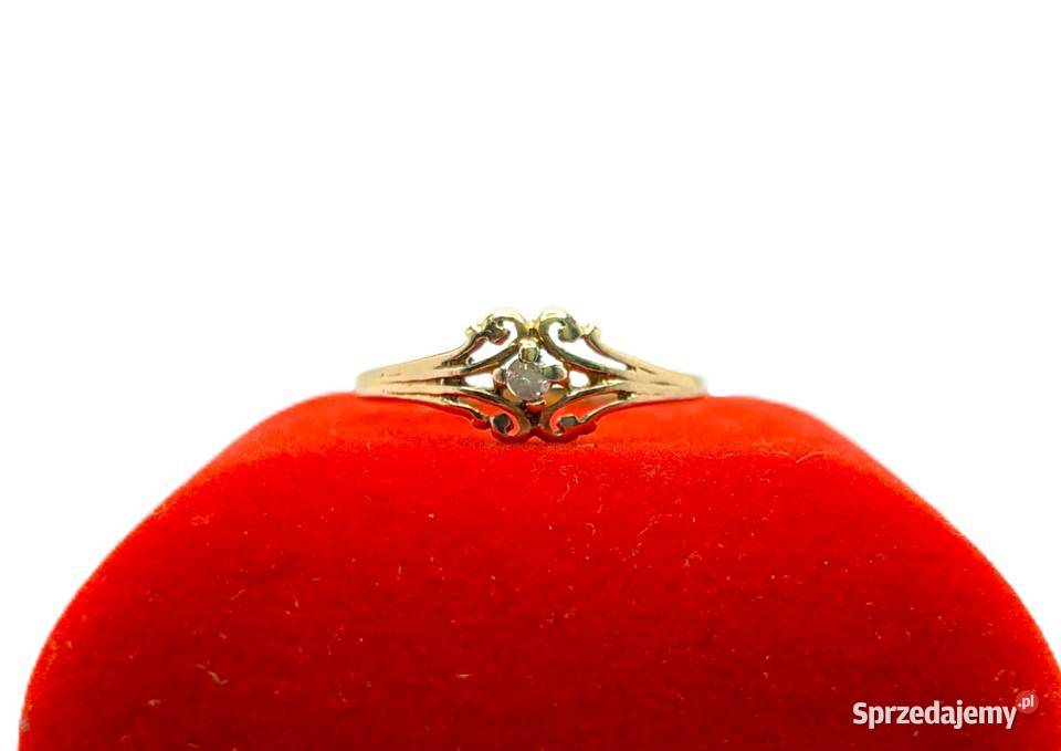 Złoty Pierścionek pr 585 075g R12 Elbląg