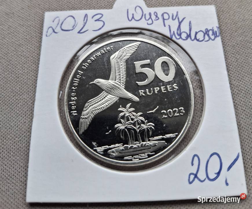 wyspy kokosowe50 rupi 2023 RBURZYK KLINOSTERNY mazowieckie Legionowo